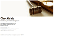 Desktop Screenshot of checkmatesearches.com